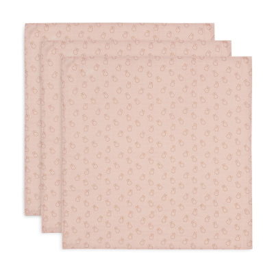 Roza tetra plenice MIFFY SILHOUETTES WILD ROSE (70X70 cm) – 3 kosi, Jollein®
