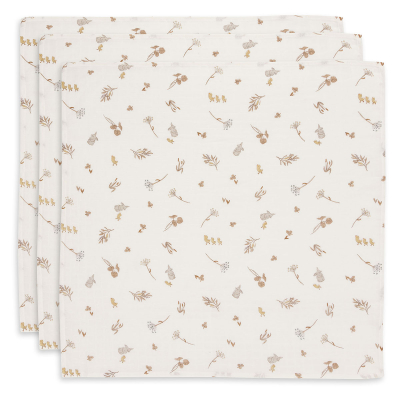 Bele tetra plenice RIVERSIDE (70x70 cm) – 3 kosi, Jollein®  