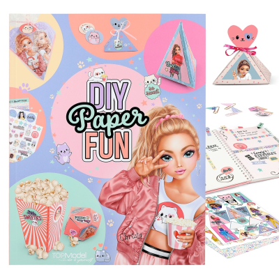 TOPModel ustvarjalna knjigica DIY Paper Fun, CUTIE STAR - ZADNJI KOS