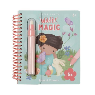 Vodna čarobna knjiga Water Magic ROSA & Friends (3 leta+), Little Dutch