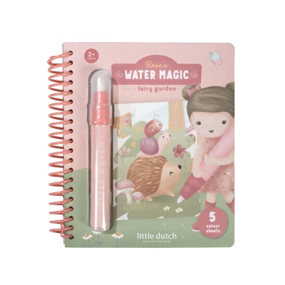 Vodna čarobna knjiga Water Magic Rosa Fairy Garden (2 leta+), Little Dutch (126896)
