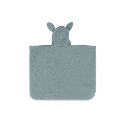 Zelen  otroški pončo z ušeski SEA GREEN, Jollein®