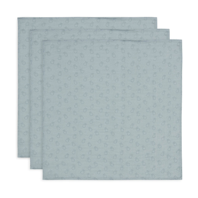 Zelene tetra plenice MIFFY SILHOUETTES SEA GREEN (70X70 cm) – 3 kosi, Jollein® 
