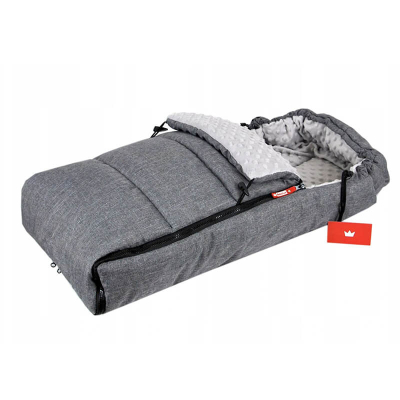 JEANS TEMNO SIVA zimska vreča Candy Flex 90 cm - SIV PLIŠ
