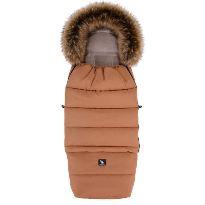 Karamel rjava zimska vreča COMBI 3v1 YUKON 116x49 cm, Cottonmoose
